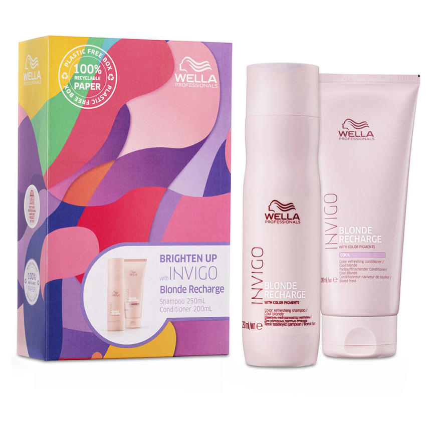 Wella Invigo Blonde Recharge Duo Hair Products New Zealand Nation