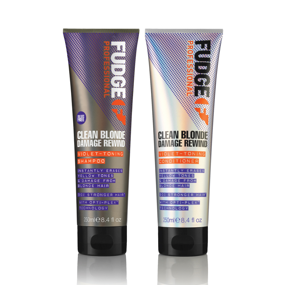 Damage Fudge Nation Conditioner 250ml hairdressing wide Shampoo Hair Blonde Rewind Zealand & - & group New hair care | products Duo
