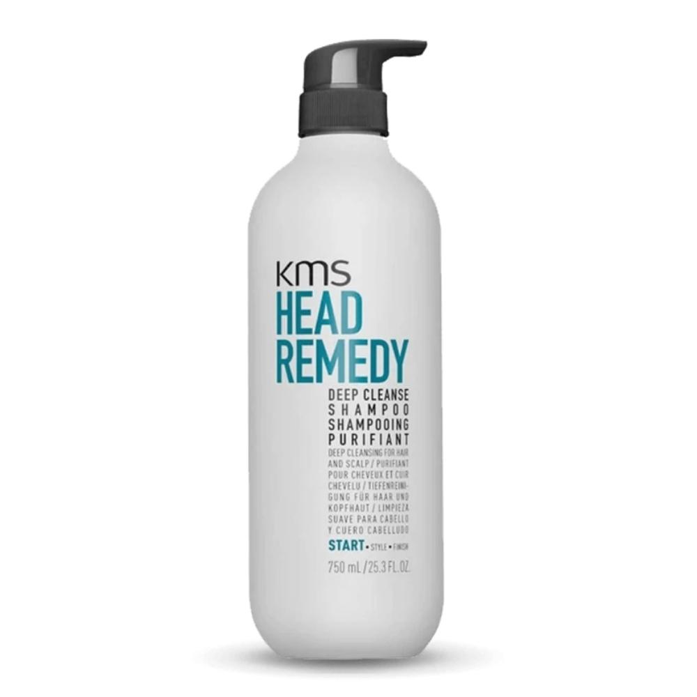 KMS HeadRemedy Deep Cleanse Shampoo 750ml - Hair products New Zealand | Nation hairdressing & hair group